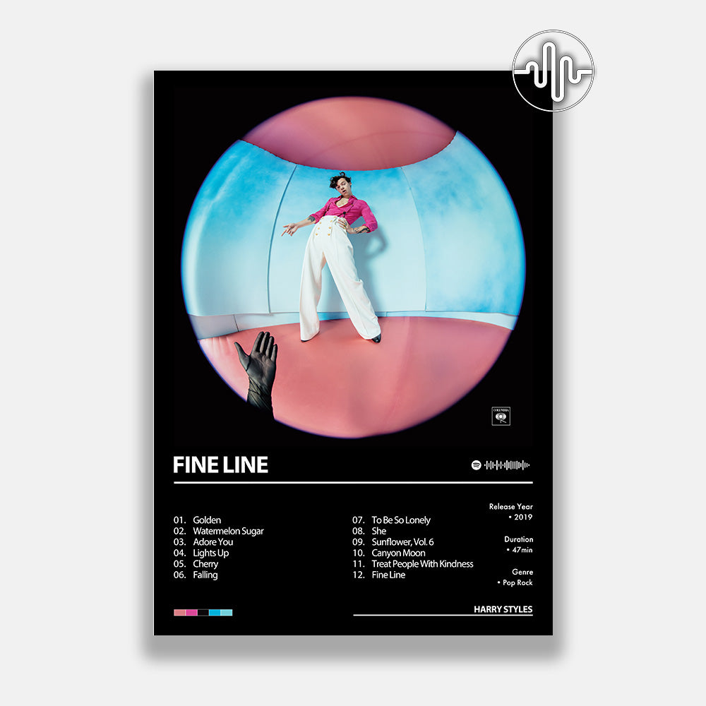 Harry Styles - Fine Line | Album cover poster
