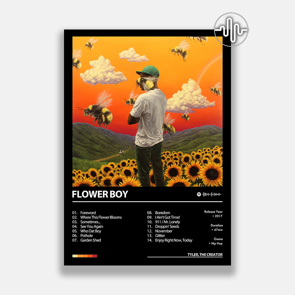 Tyler, The Creator - Flower Boy | Affiche de couverture de l'album
