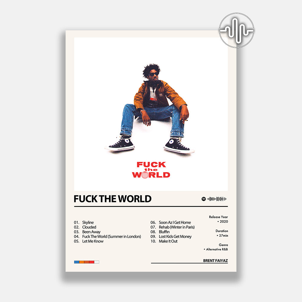 Brent Faiyaz - Fuck The World | Affiche de couverture de l'album