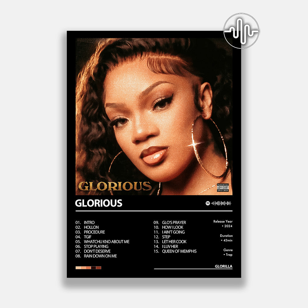 GloRilla - GLORIOUS | Album cover poster