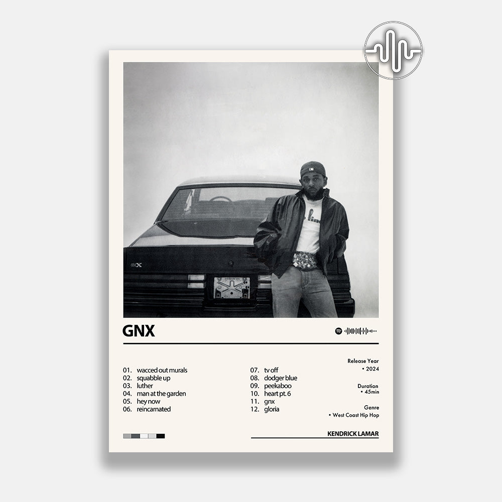 Kendrick Lamar - GNX | Album cover poster