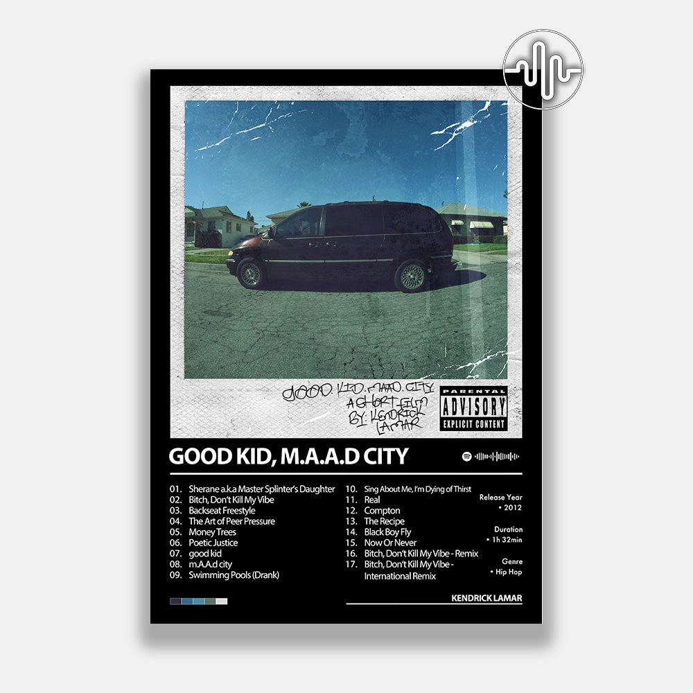 Kendrick Lamar - good kid, m.A.A.d city (Deluxe) | Affiche de couverture de l'album