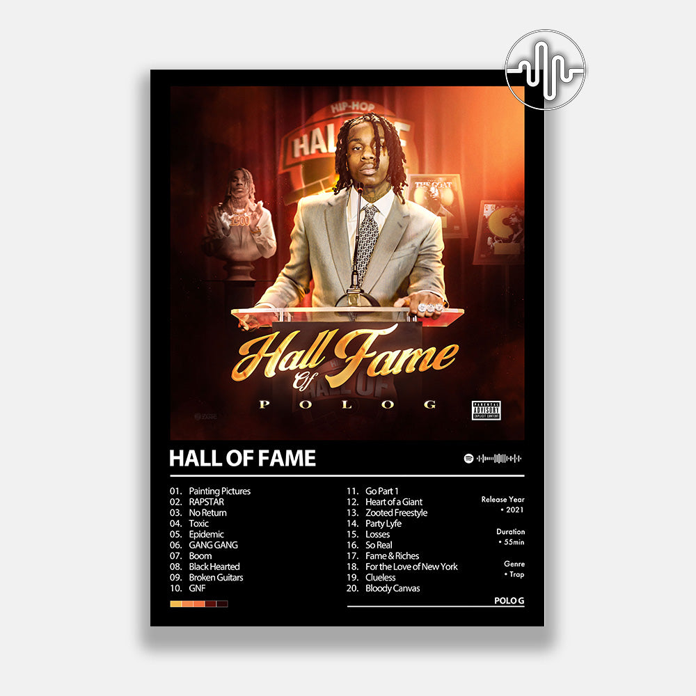 Polo G - Hall of Fame | Album cover poster