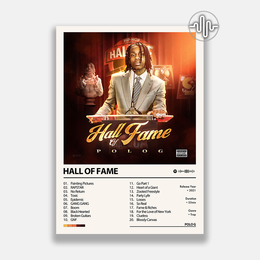 Polo G - Hall of Fame | Album cover poster