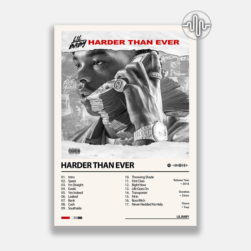 Lil Baby - Harder Than Ever | Affiche de couverture de l'album