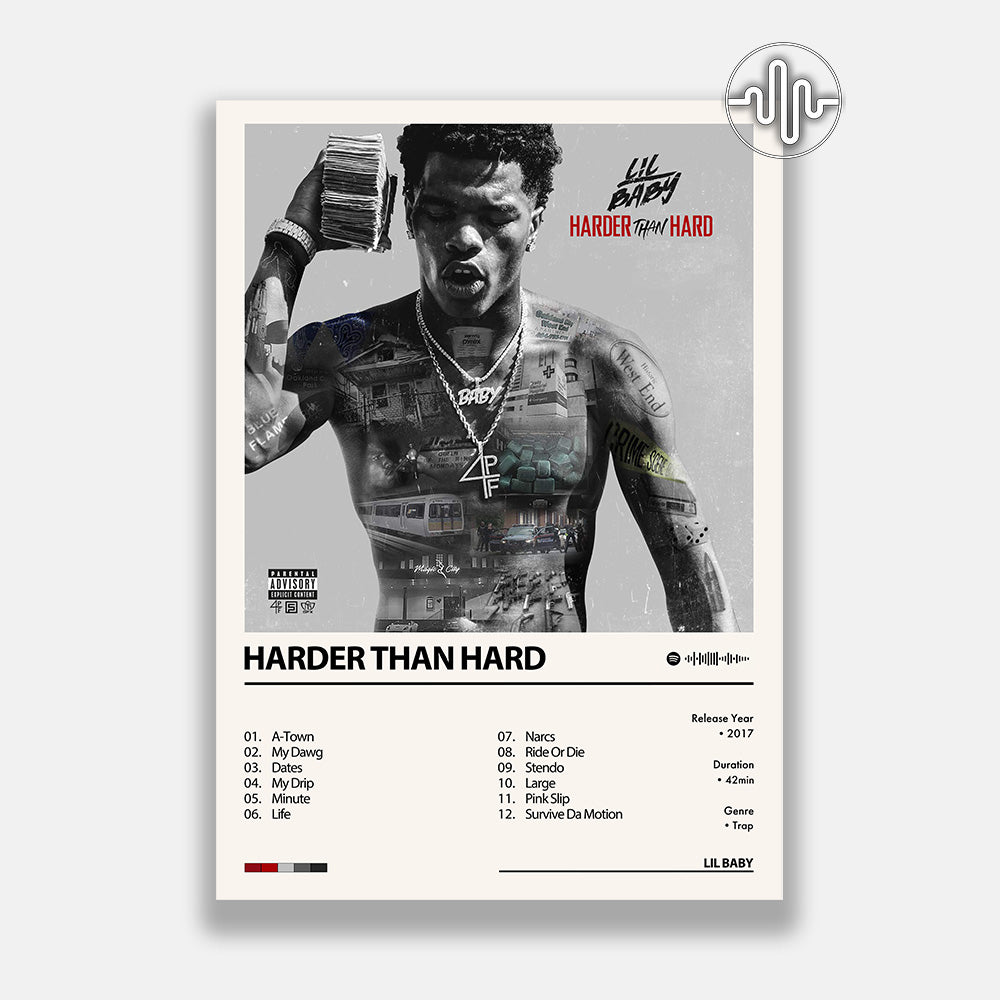 Lil Baby - Harder Than Hard | Affiche de couverture de l'album