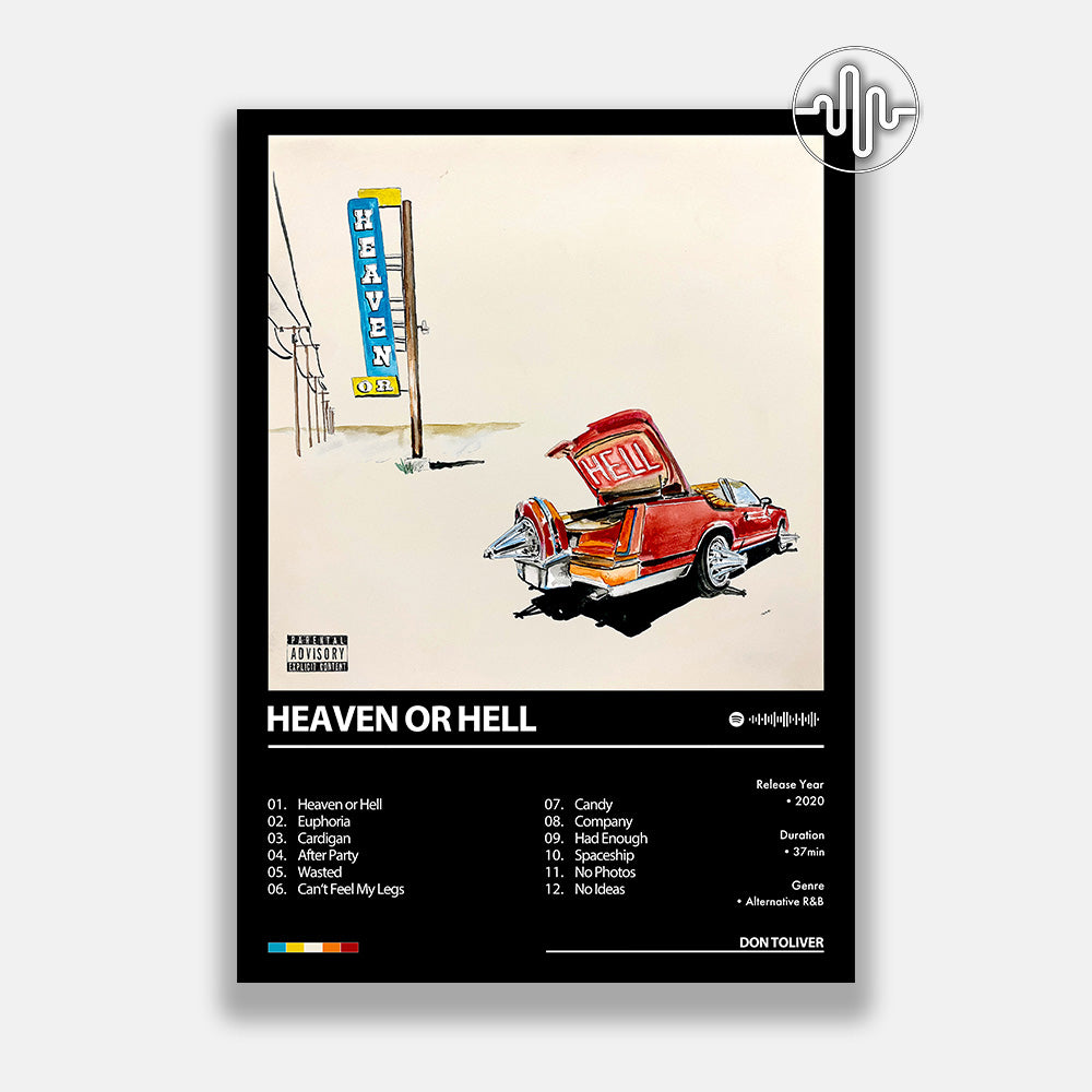 Don Toliver - Heaven Or Hell | Album cover poster
