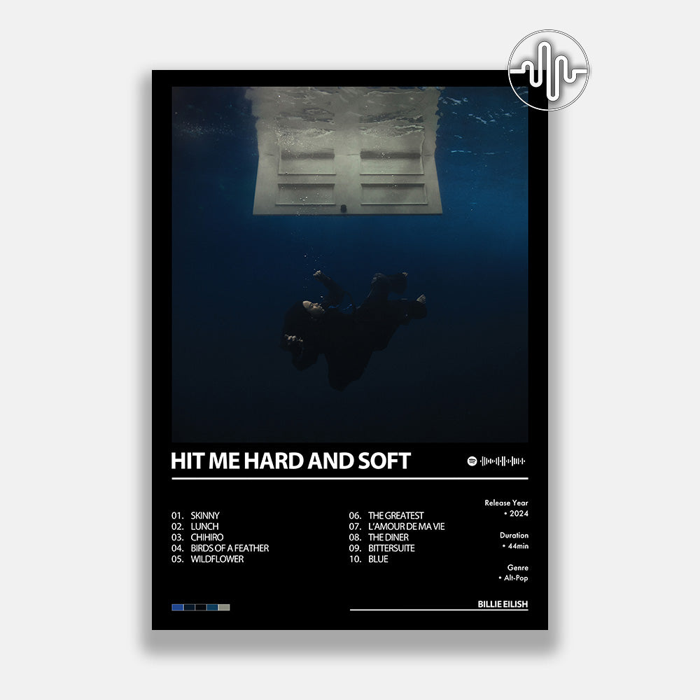 Billie Eilish - HIT ME HARD AND SOFT | Digital album cover poster