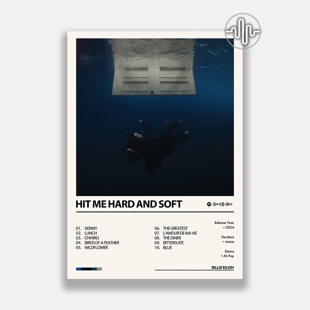 Billie Eilish - HIT ME HARD AND SOFT | Digital album cover poster