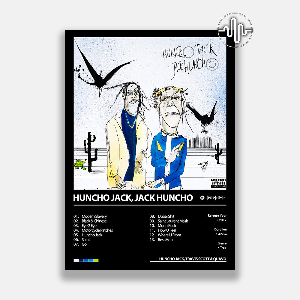 Travis Scott - Huncho Jack, Jack Huncho | Affiche de couverture d'album numérique