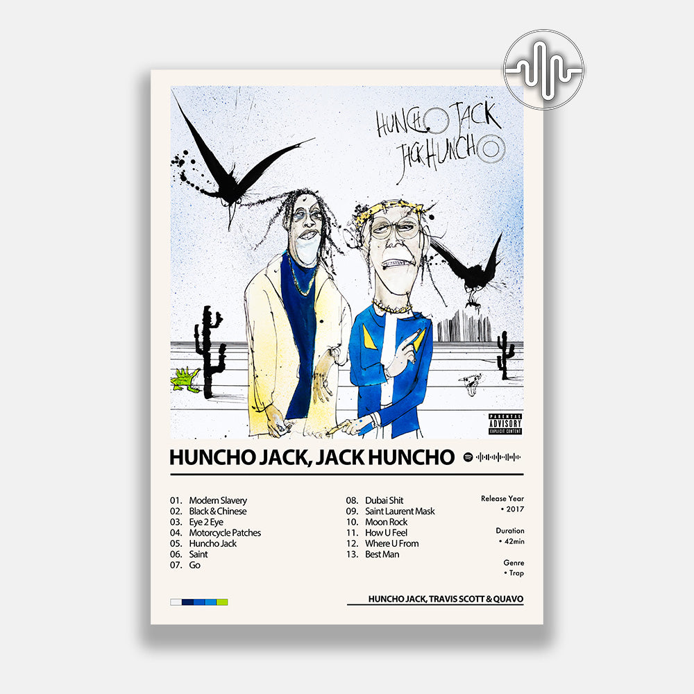 Travis Scott - Huncho Jack, Jack Huncho | Affiche de couverture d'album numérique