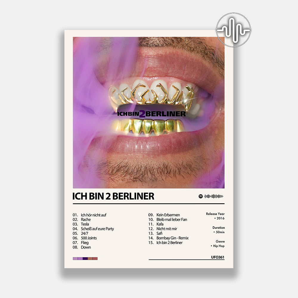 UFO361 - Ich bin 2 Berliner | Album Cover Poster