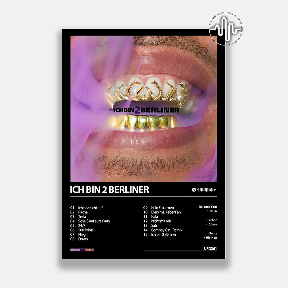 UFO361 - Ich bin 2 Berliner | Album Cover Poster