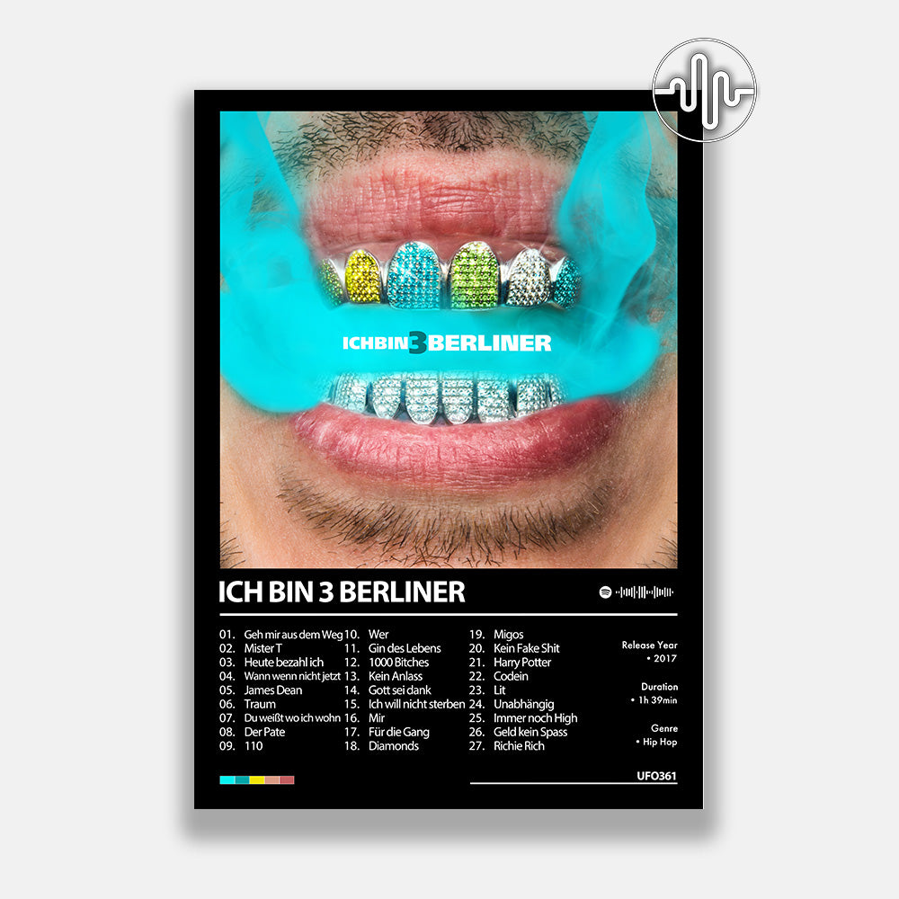 UFO361 - Ich bin 3 Berliner | Album Cover Poster