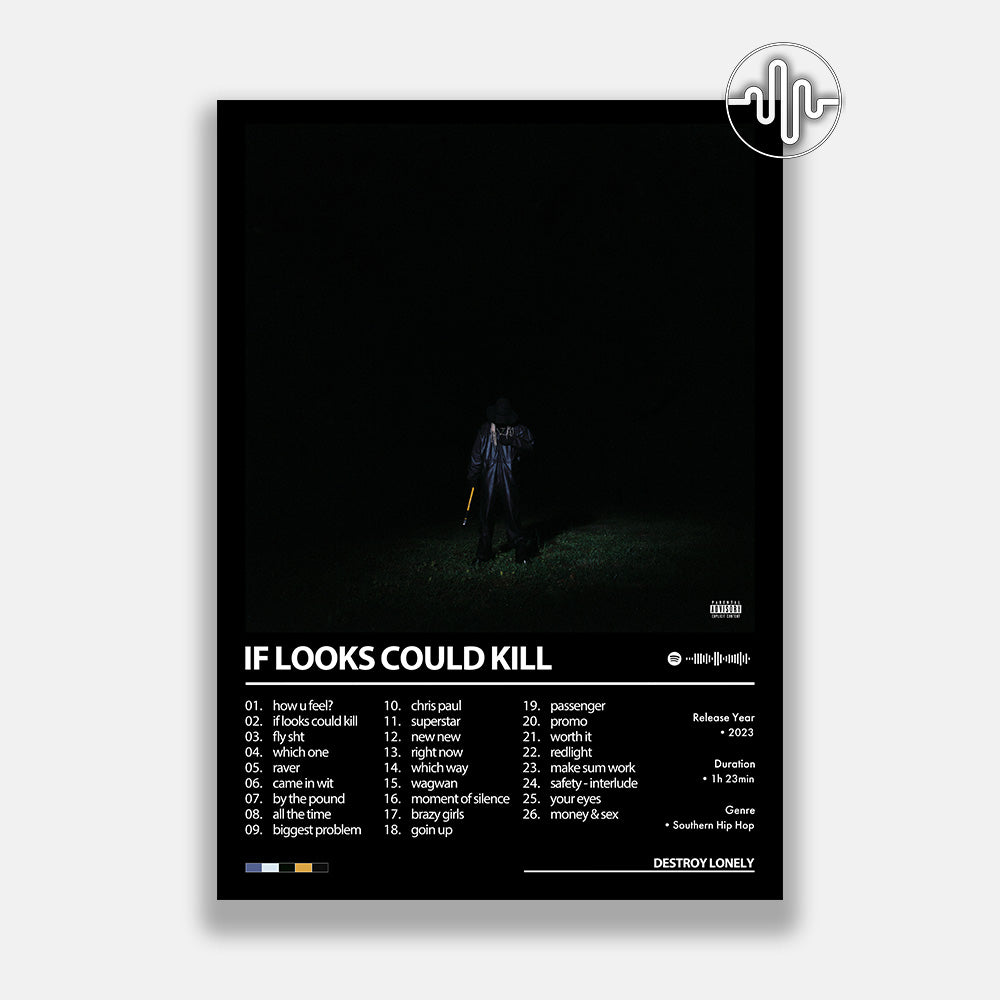 Destroy Lonely - If Looks Could Kill | Album cover poster