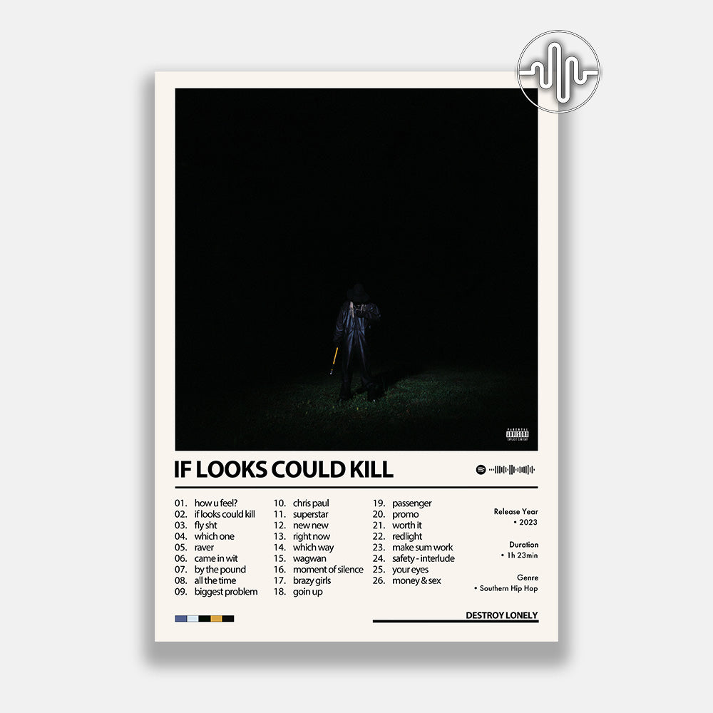 Destroy Lonely - If Looks Could Kill | Album cover poster