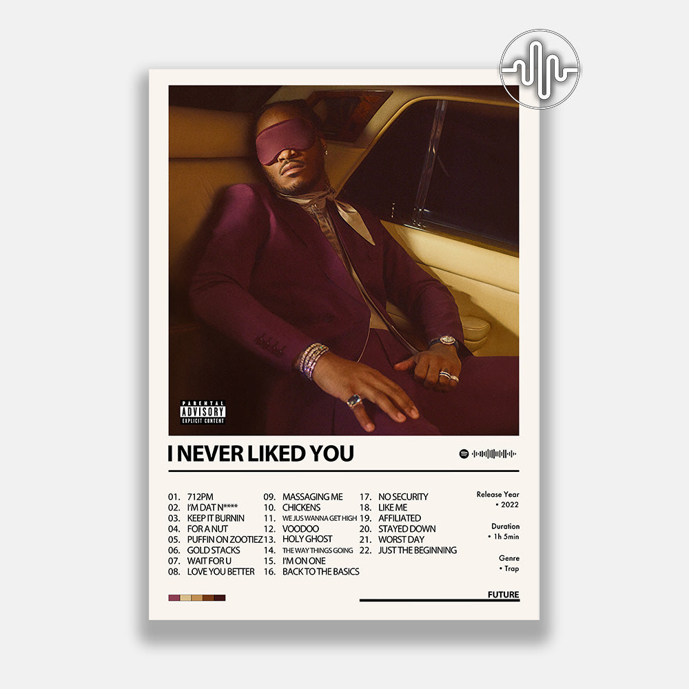 Future - I NEVER LIKED YOU | Affiche de couverture de l'album