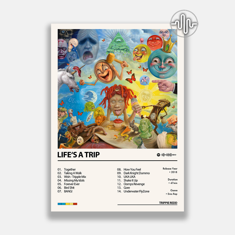 Trippie Redd - LIFE'S A TRIP | Affiche de couverture de l'album