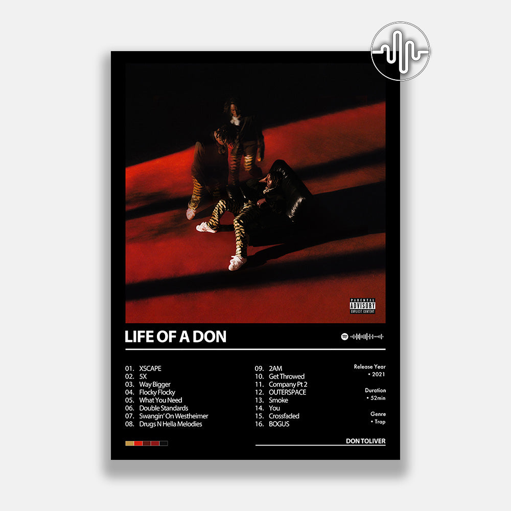 Don Toliver - Life of a DON | Album cover poster