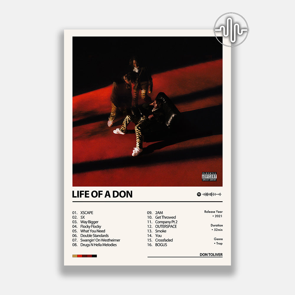 Don Toliver - Life of a DON | Album cover poster