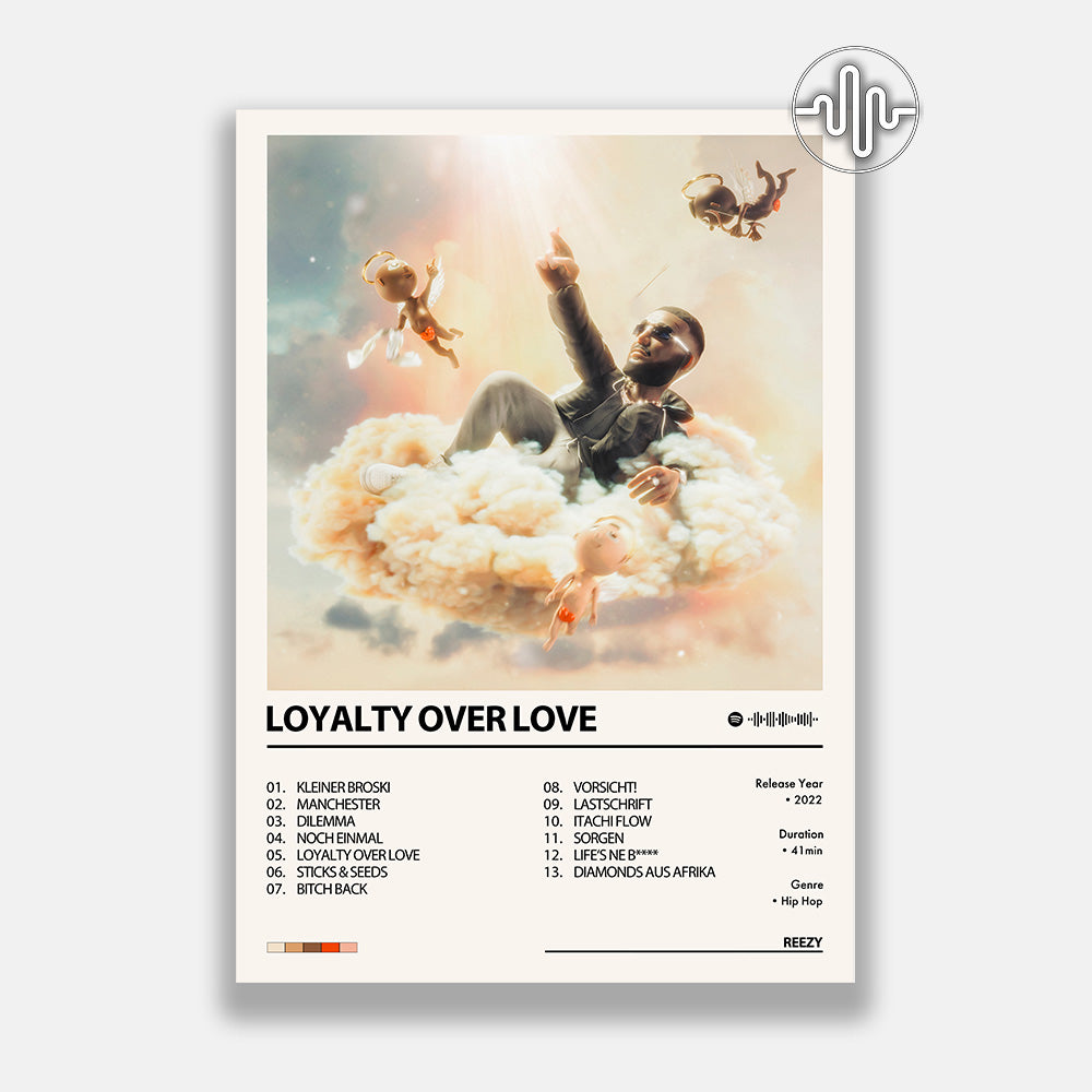 reezy - LOYALTY OVER LOVE | Affiche de couverture de l'album