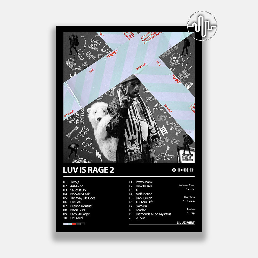 Lil Uzi Vert - Luv Is Rage 2 | Affiche de couverture de l'album