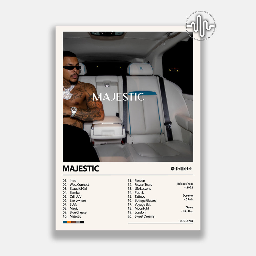 Luciano - Majestic | Album cover poster