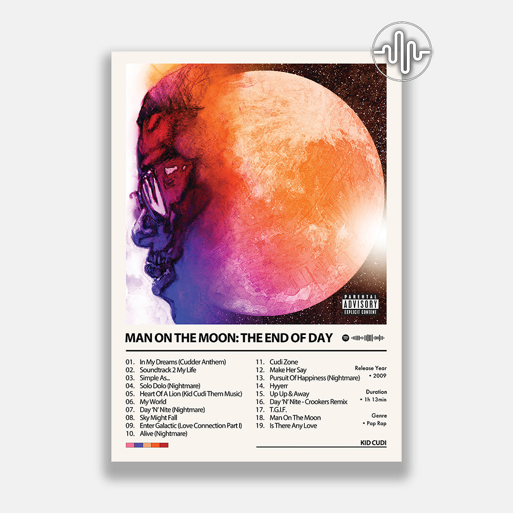Kid Cudi - Man On The Moon: The End Of Day | Affiche de couverture de l'album