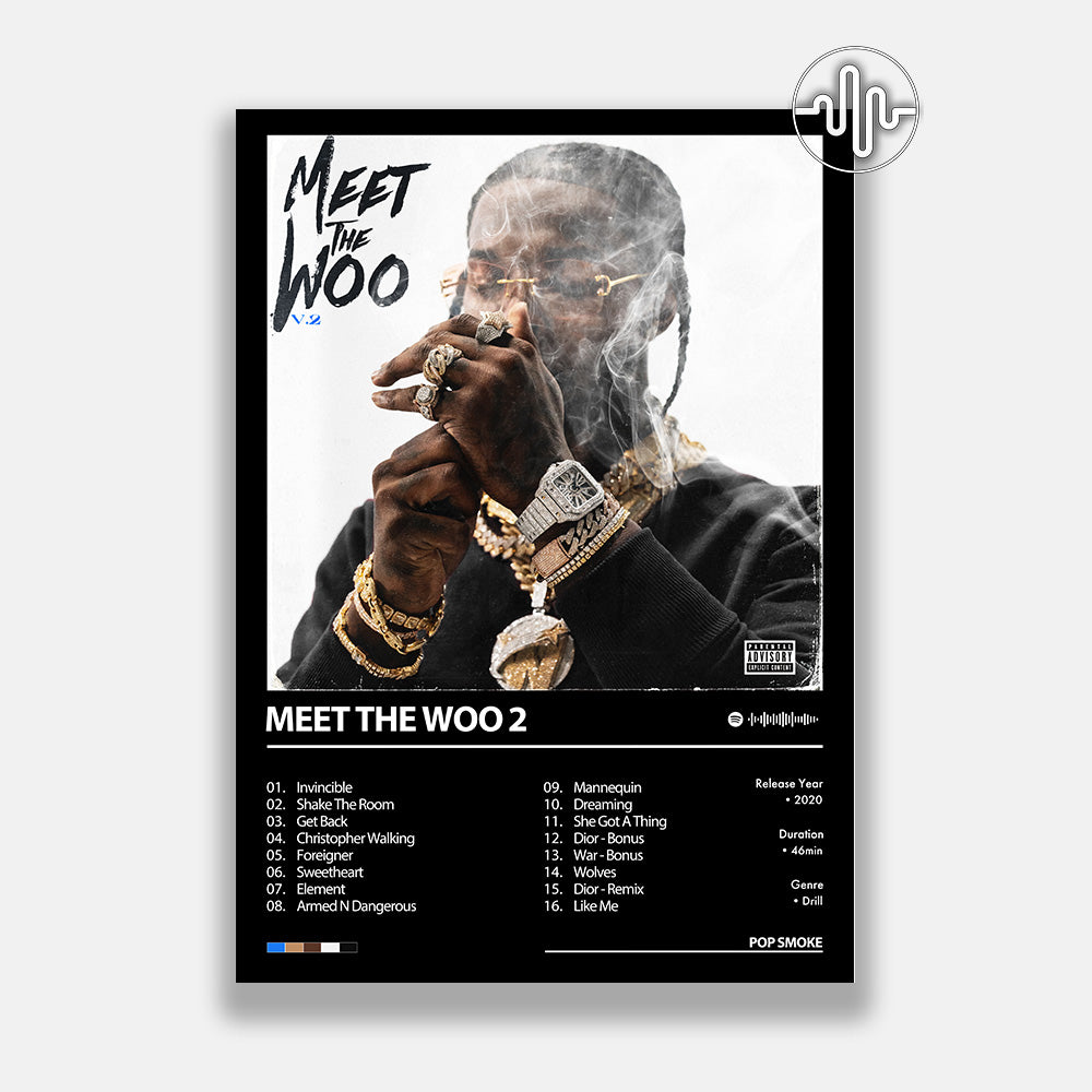 Pop Smoke - Meet The Woo 2 | Album Cover Poster