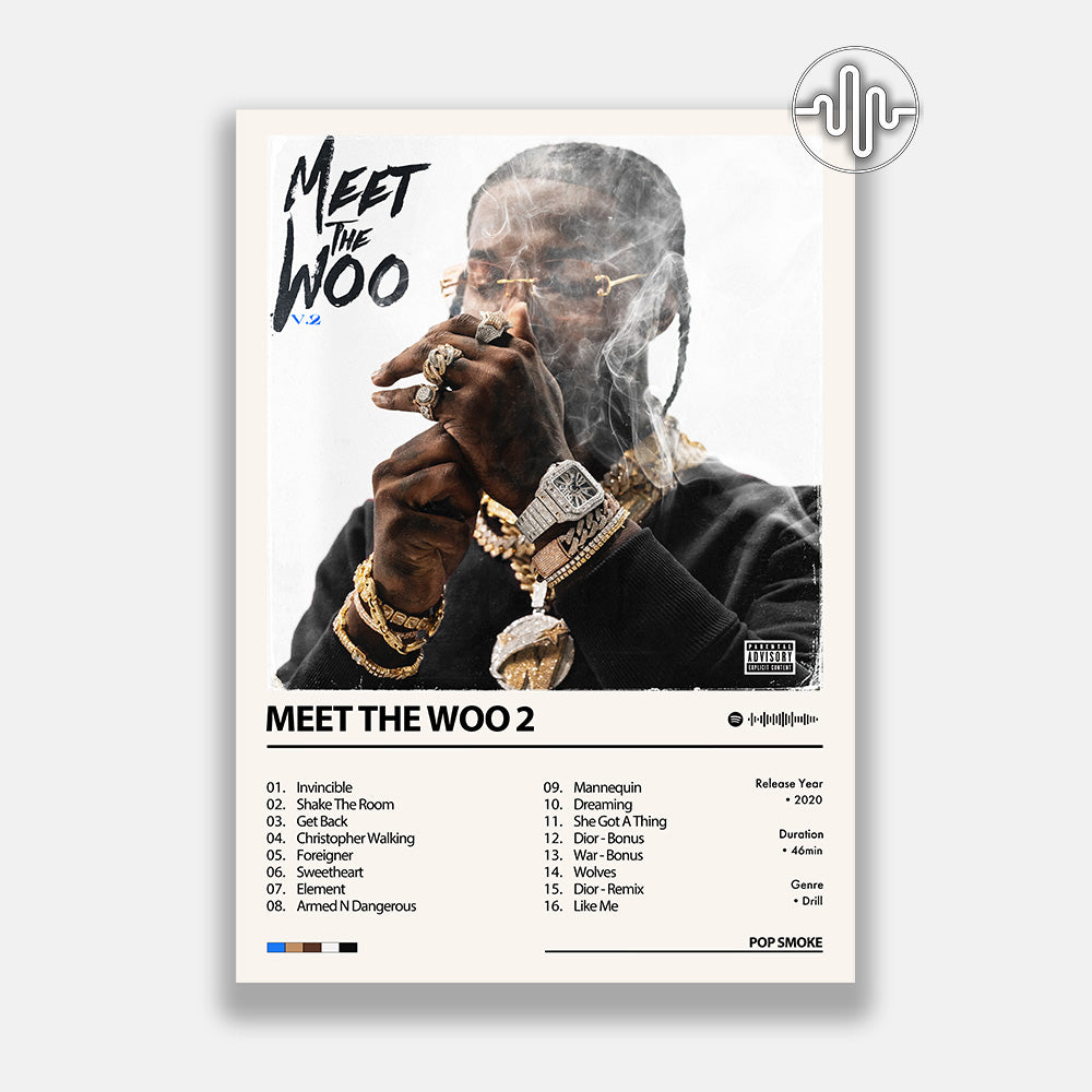 Pop Smoke - Meet The Woo 2 | Album Cover Poster