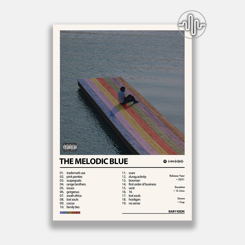 Baby Keem - The Melodic Blue | Affiche de couverture d'album numérique