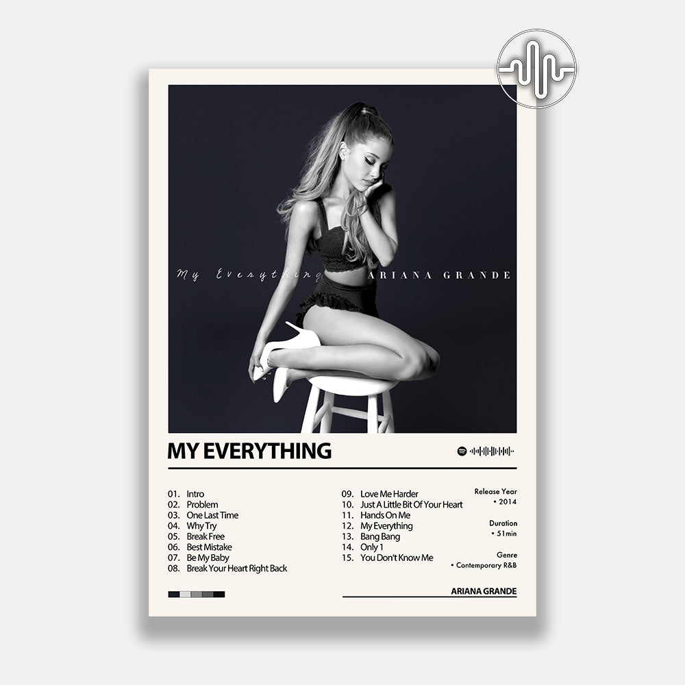 Ariana Grande - My Everything | Affiche de couverture d'album numérique