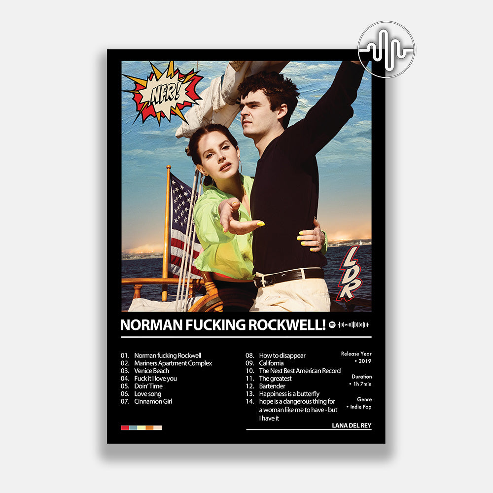 Lana Del Rey - Norman Fucking Rockwell! | Affiche de couverture de l'album