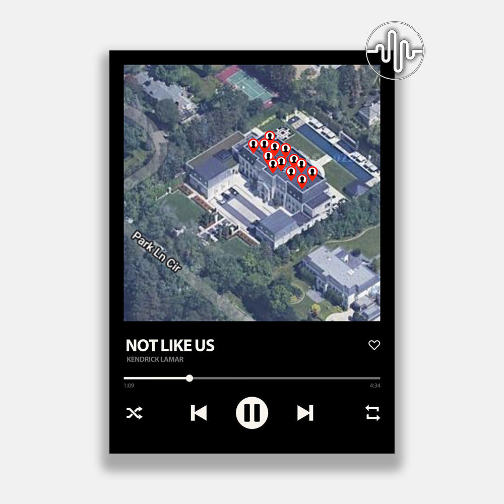 Kendrick Lamar - Not Like Us | Song poster