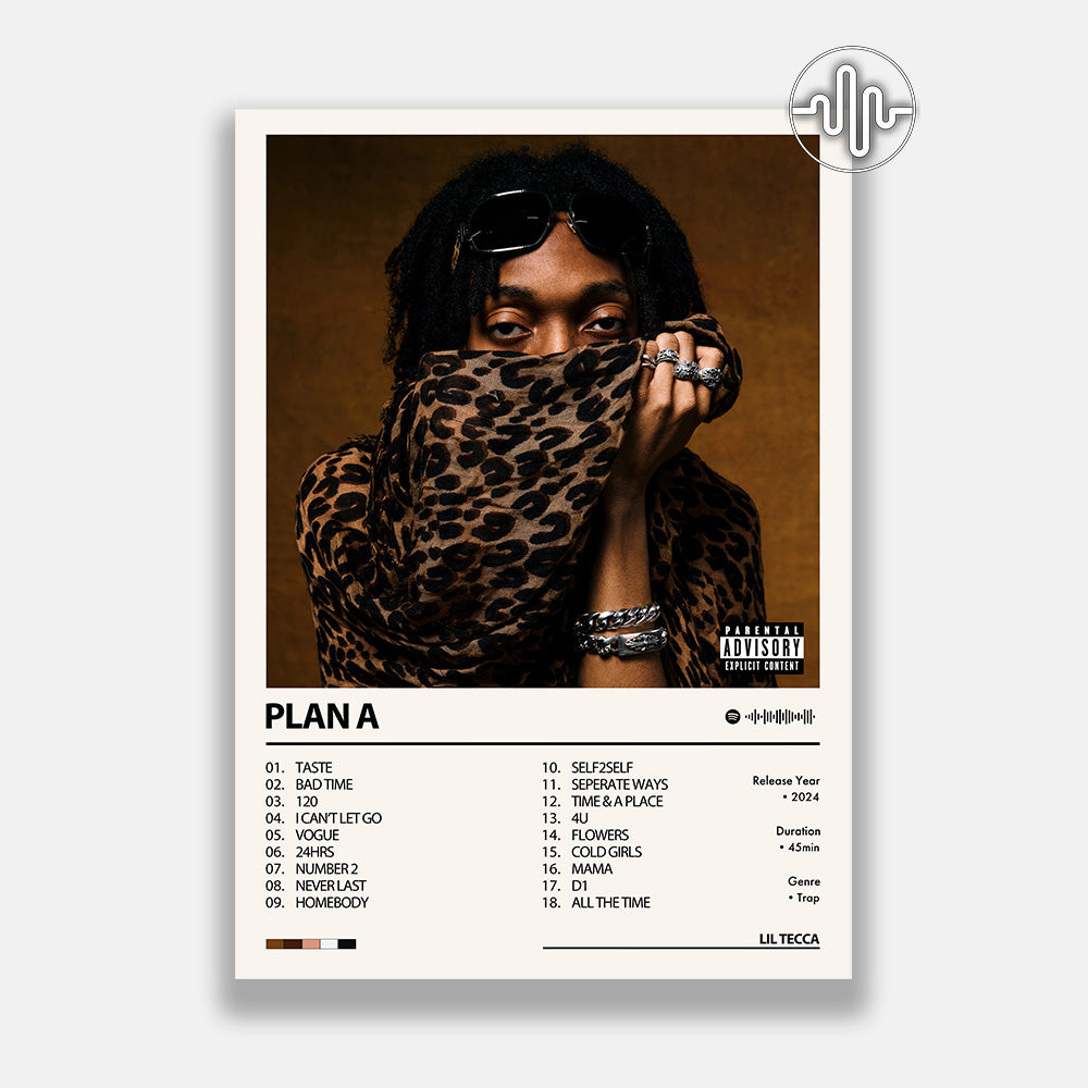 Lil Tecca - PLAN A | Affiche de couverture de l'album