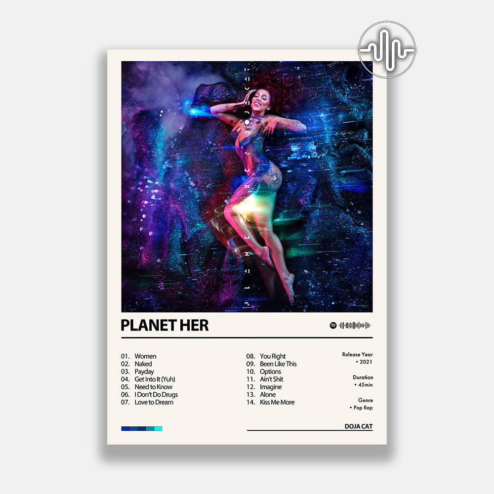 Doja Cat - Planet Her | Album cover poster