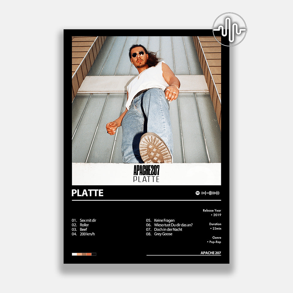 Apache 207 - Platte | Affiche de couverture d'album numérique