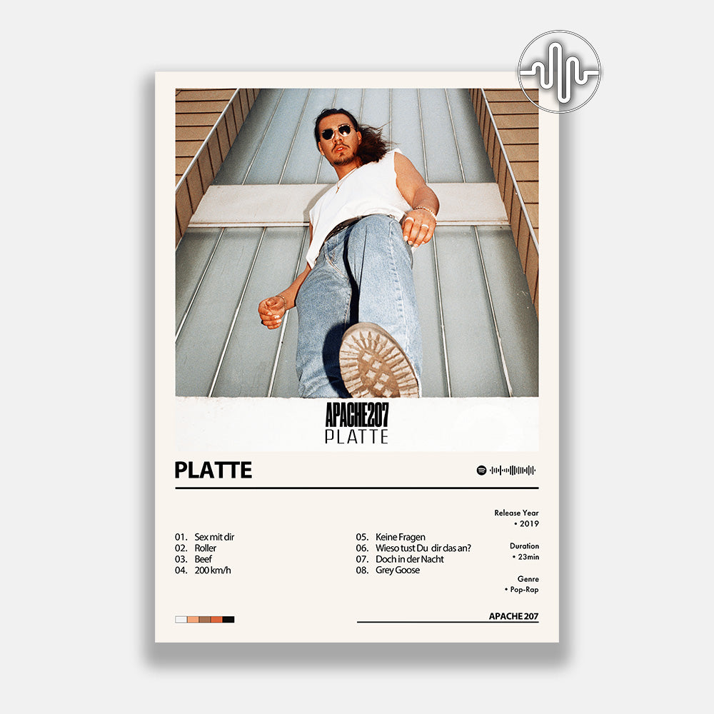 Apache 207 - Platte | Affiche de couverture d'album numérique