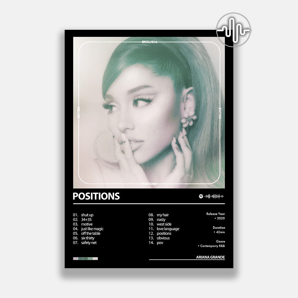 Ariana Grande - Positions | Affiche de couverture d'album numérique