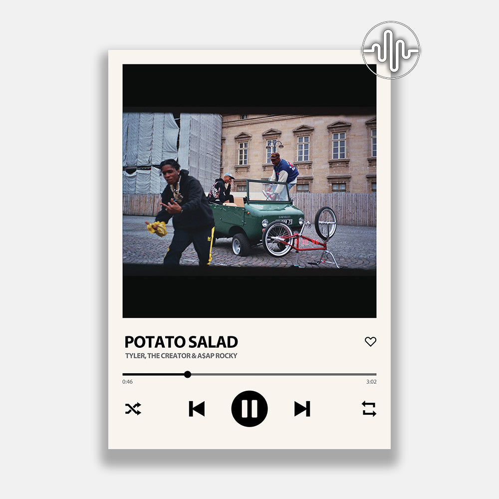Tyler, The Creator & A$AP Rocky - Potato Salad | Affiche de chanson numérique