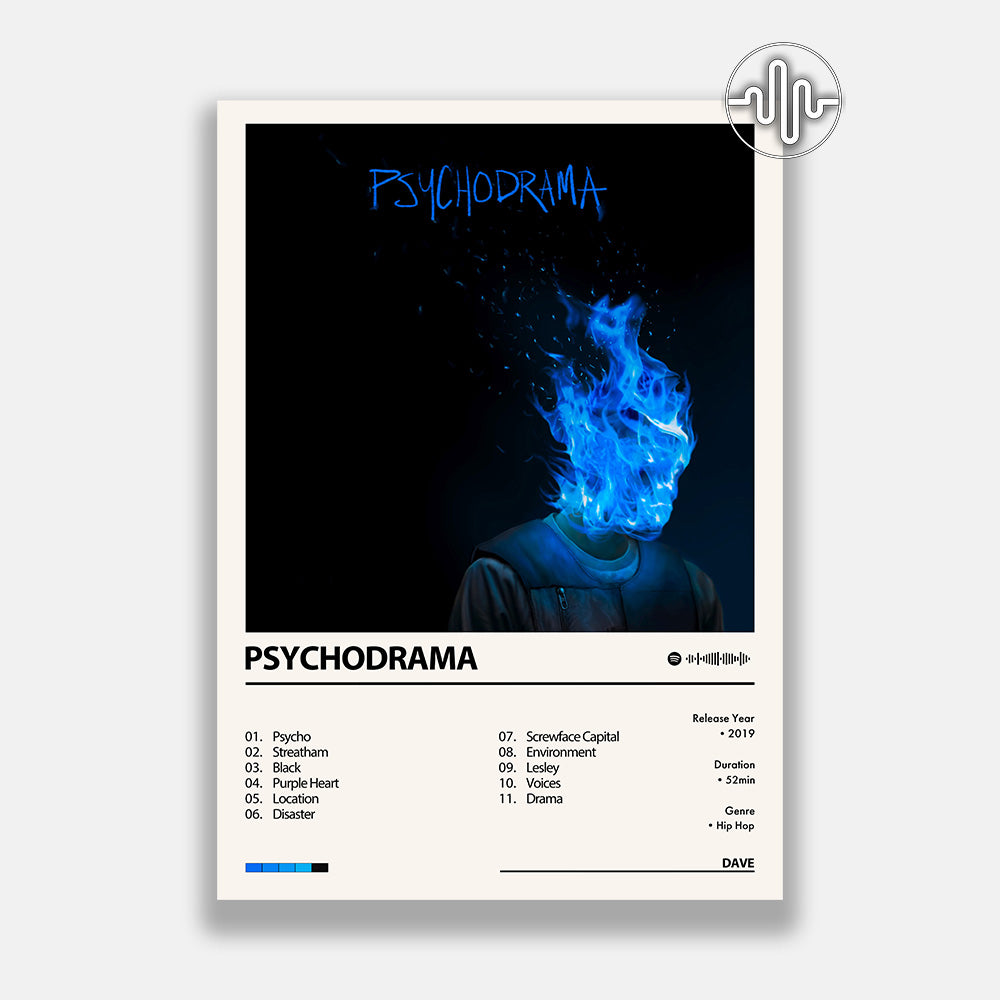 Dave - PSYCHODRAMA | Affiche de couverture de l'album