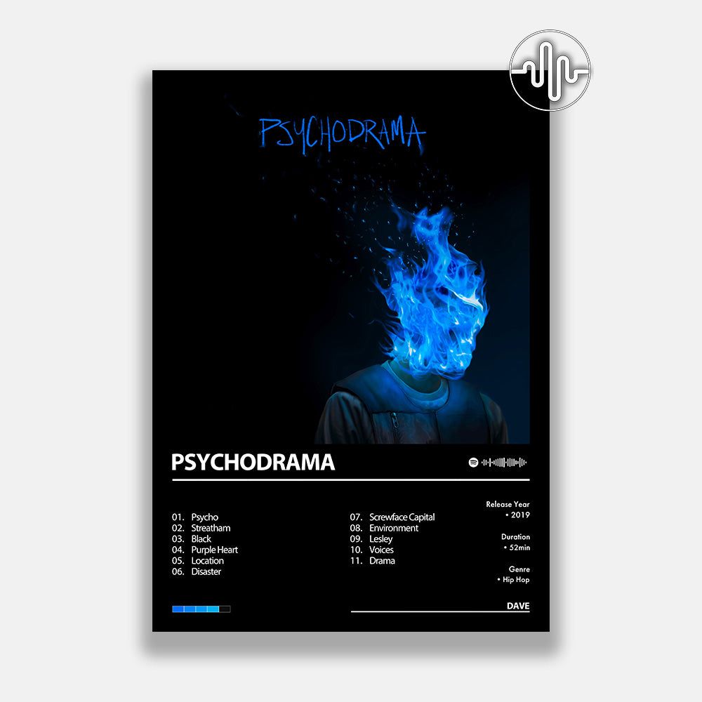 Dave - PSYCHODRAMA | Affiche de couverture de l'album