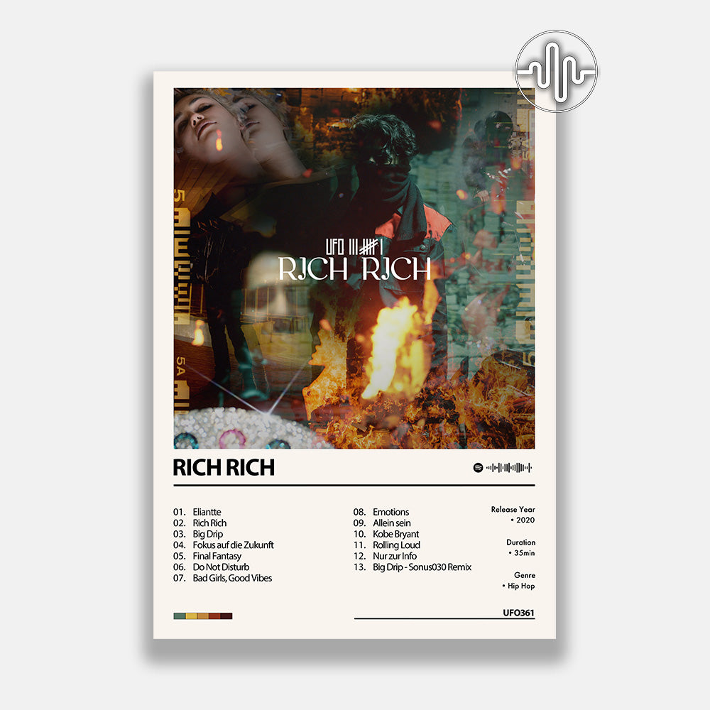 UFO361 - Rich Rich | Affiche de couverture de l'album
