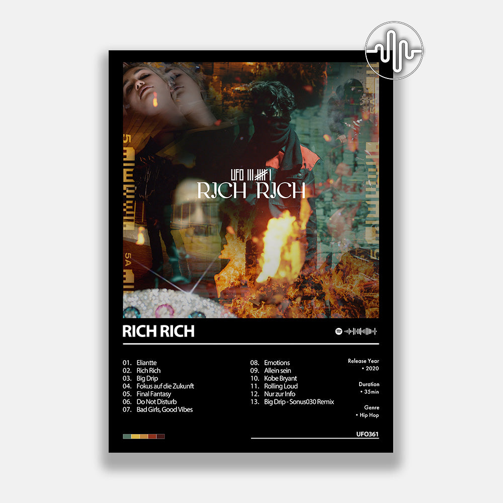 UFO361 - Rich Rich | Affiche de couverture de l'album