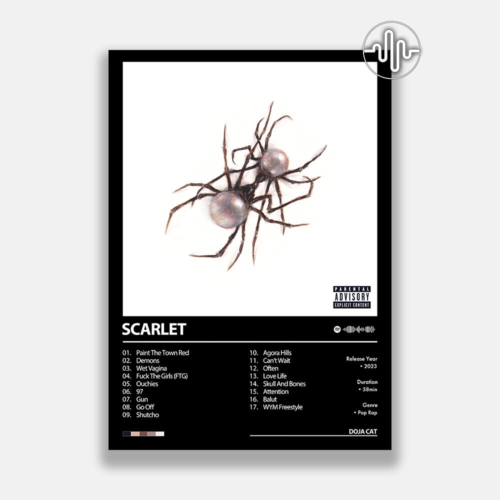 Doja Cat - Scarlet | Affiche de couverture de l'album