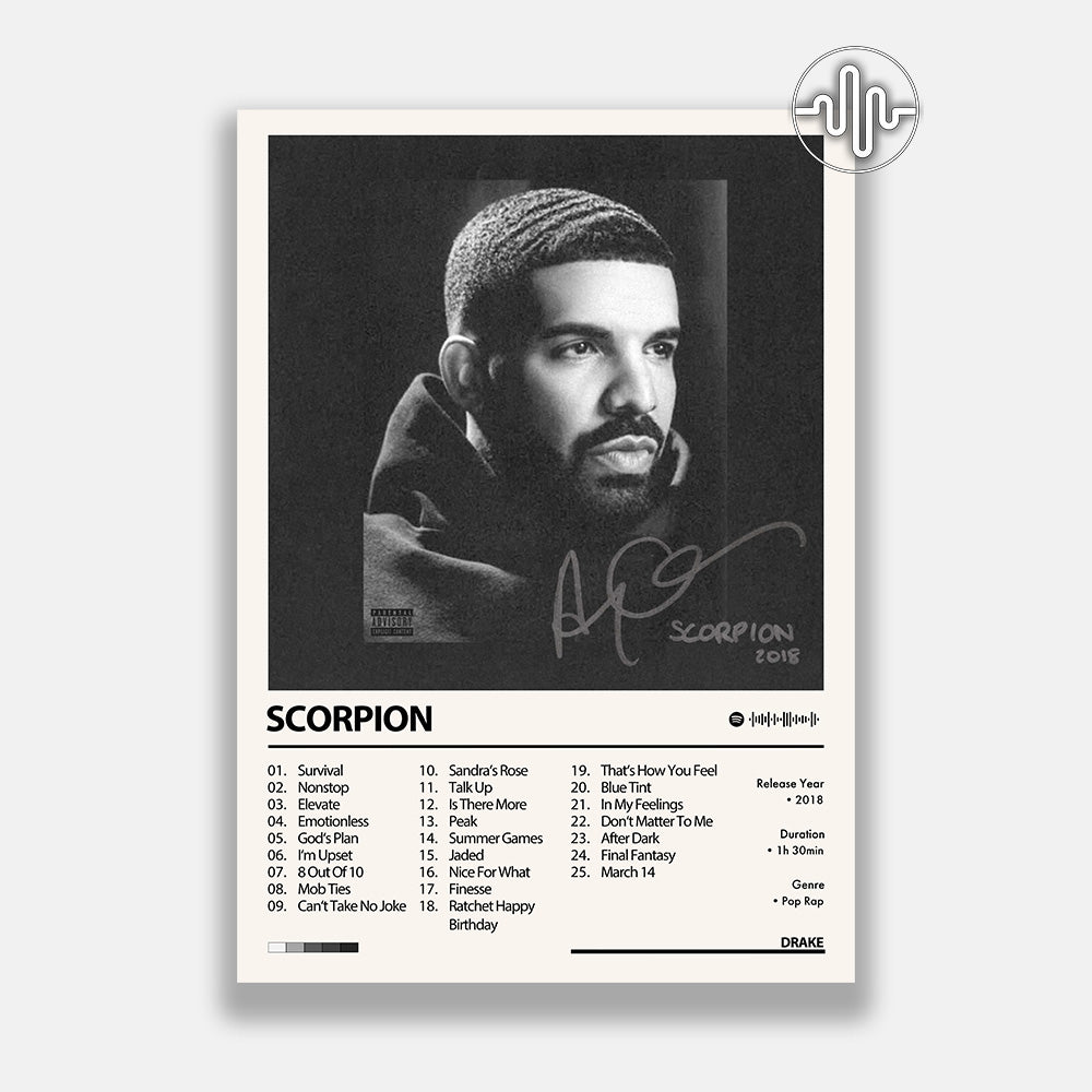 Drake - Scorpion | Affiche de couverture de l'album