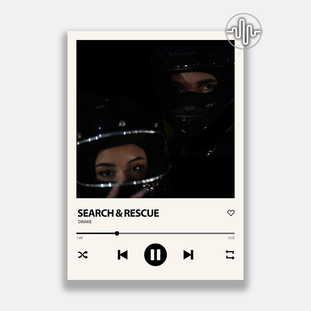 Drake - Search & Rescue | Affiche de chanson numérique