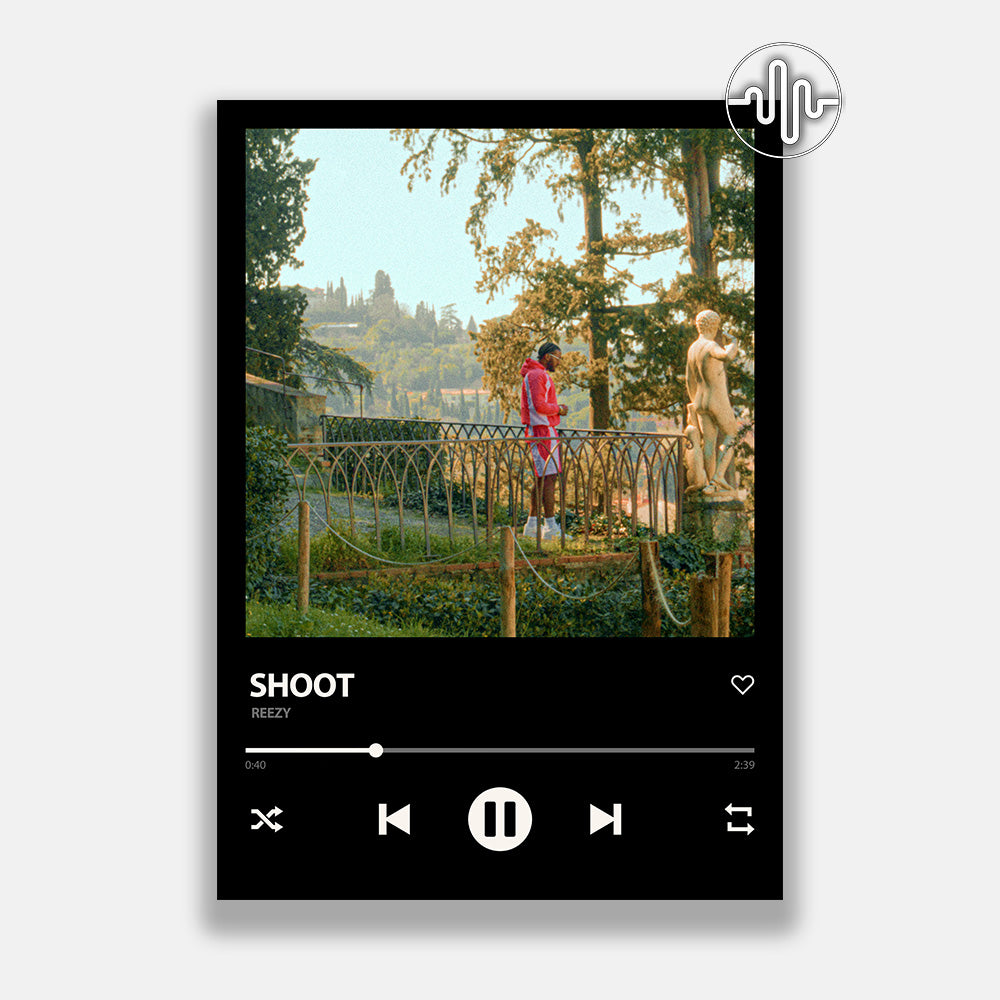reezy - SHOOT | Affiche de chanson numérique