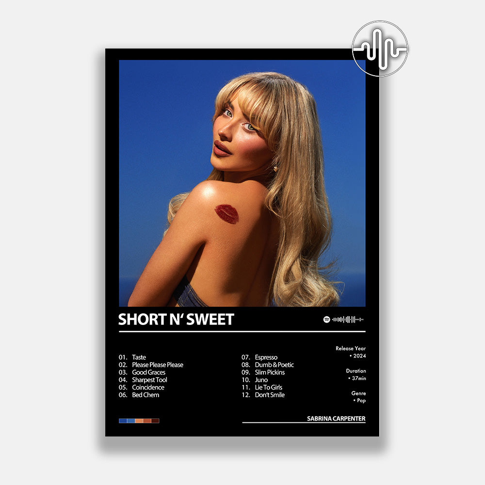Sabrina Carpenter - Short n' Sweet | Affiche de couverture de l'album