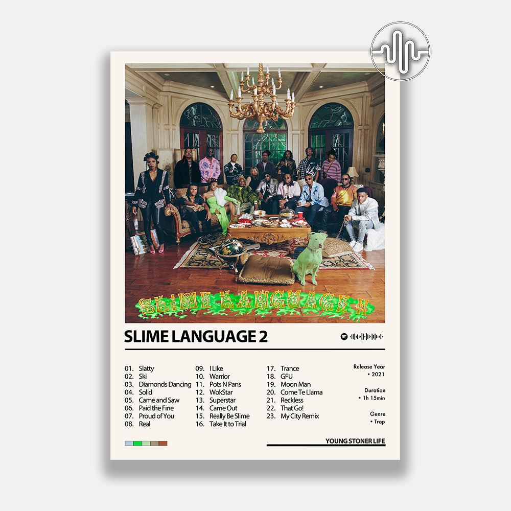 Young Stoner Life, Young Thug & Gunna - Slime Language 2 | Album cover poster